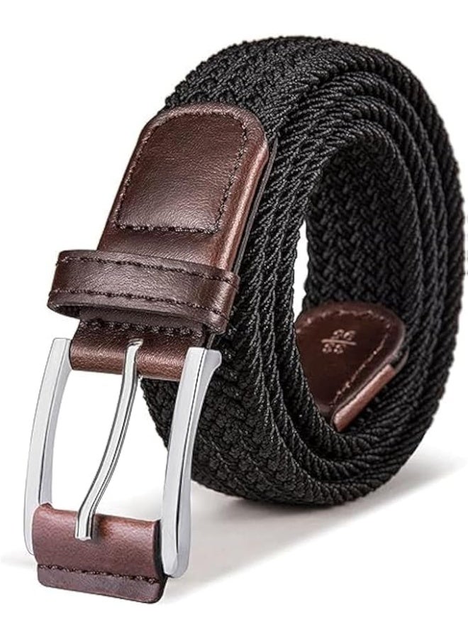 ChicAbode Stretch Belt for Mens Woven Braided Web Belt, 3.5cm Width for Golf Casual Pants Shirts Jeans - Image 2